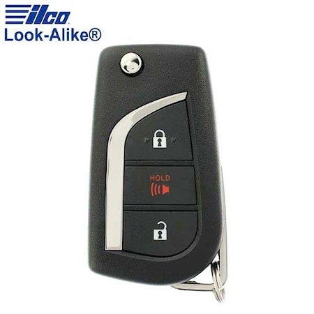 Ilco LAL FLIP-TOY-3B1 Toyota 3 Button Flip Key (HYQ12BFB/H Trans.) ILCO-AX00014750
